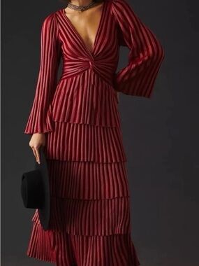 Cecilia Prado Twist-Front Maxi Dress Size XS